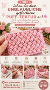Geflochtenes Puff-Textur Haarband