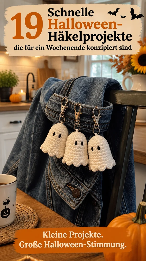 19 Schnelle Halloween-Häkelprojekte, die für ein Wochenende konzipiert sind