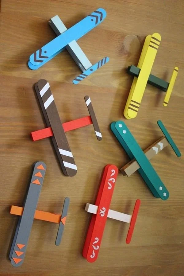 40 kreative Bastelideen mit Eisstielen für Kinder
