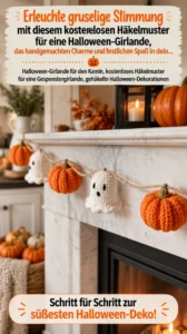 Halloween-Girlande häkeln