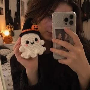 Anfänger Halloween Geist Amigurumi Häkelmuster, Einfache PDF-Anleitung