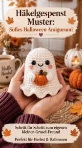 Häkelgespenst Muster: Süßes Halloween Amigurumi