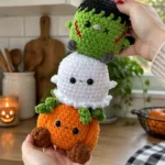 Diverse Häkelmuster für Halloweenfiguren und Amigurumi-Projekte
